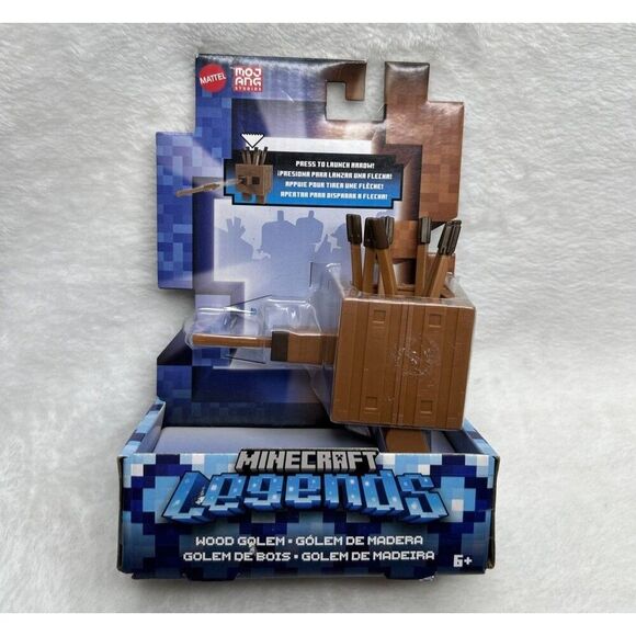 NEW Mattel Minecraft Legends WOOD GOLEM Figure - Picture 1 of 2
